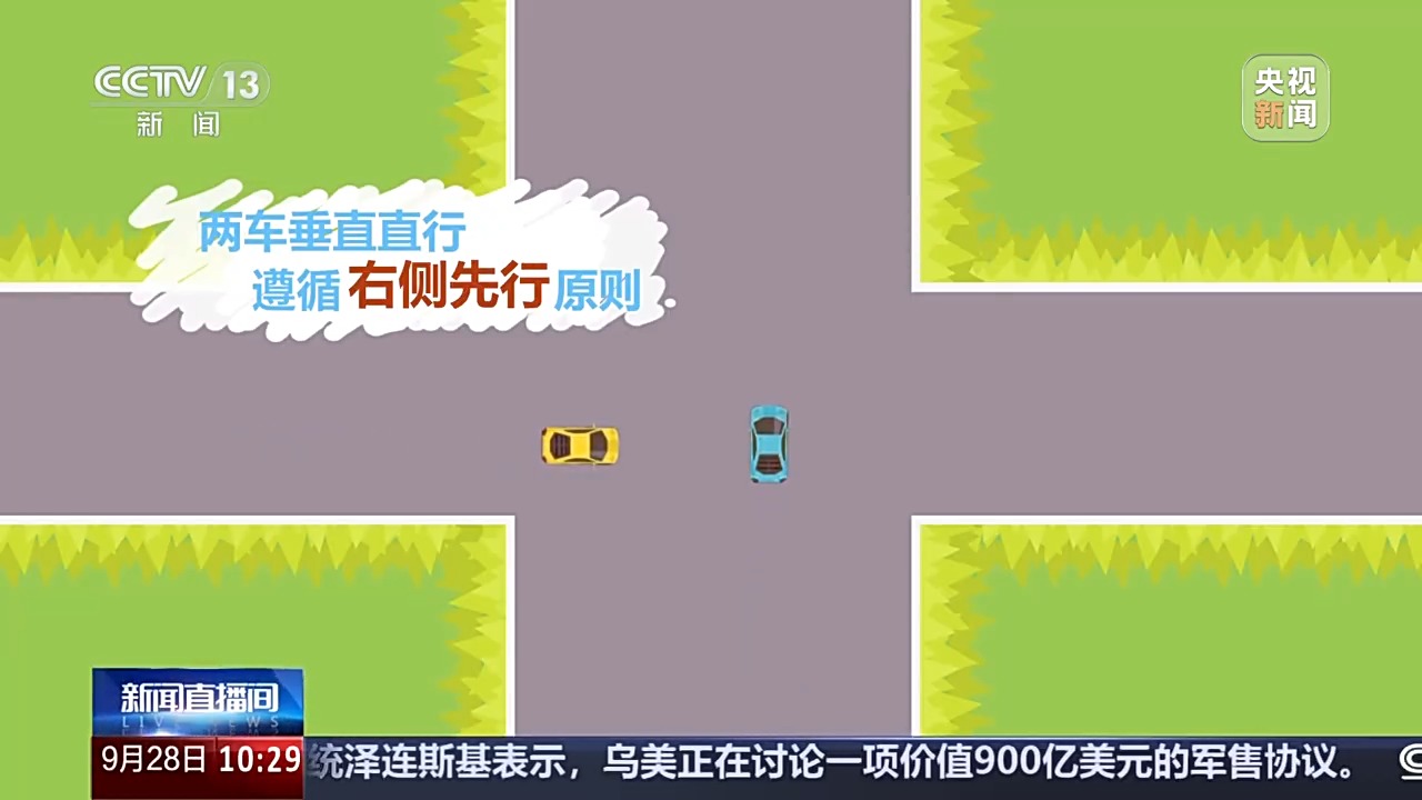 國(guó)慶中秋假期交通安全提示_出行提示_無(wú)信號(hào)燈路口通行規(guī)則