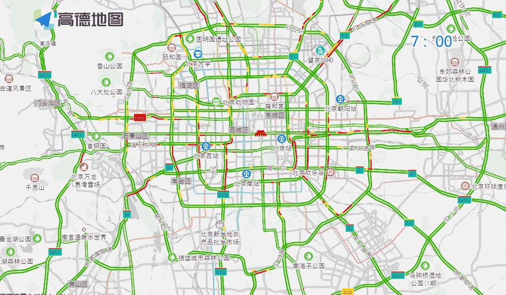 出行提示_香山周邊交通壓力_北京市交通預(yù)測(cè)預(yù)報(bào)