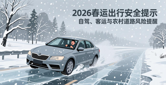 自駕出行違法肇事_出行提示_2026年春運交通安全風險