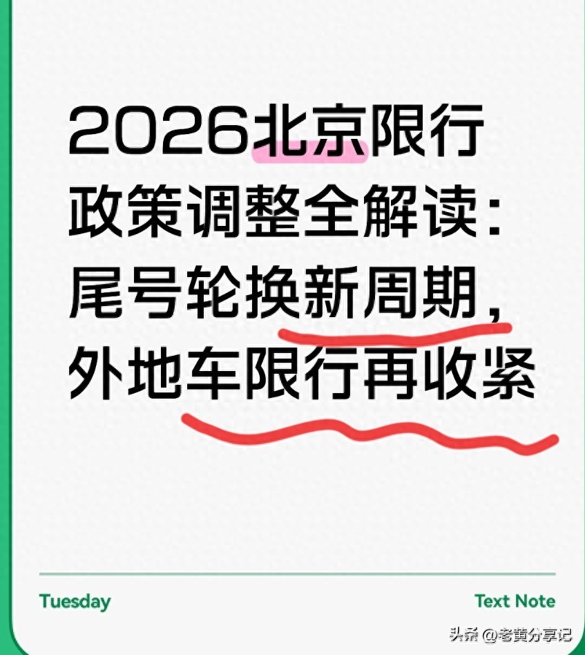 限行_2026北京限行新規(guī) 本地車(chē)外地車(chē) 進(jìn)京證時(shí)段路段